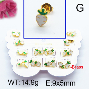 Fashion Brass Earrings  F6E301093vhmv-K01