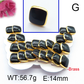 Fashion Brass Earrings  F6E301097vhmv-K01