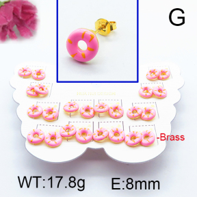 Fashion Brass Earrings  F6E301104vhmv-K01