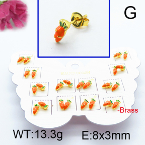 Fashion Brass Earrings  F6E301107vhmv-K01