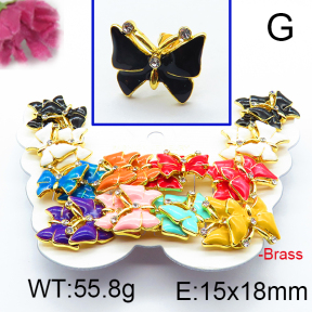 Fashion Brass Earrings  F6E301113vhmv-K01