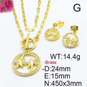 Fashion Brass Sets  F6S002599vhnv-J22