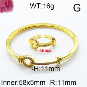 Fashion Brass Sets  F6S002615aija-J22