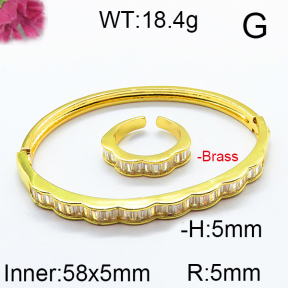 Fashion Brass Sets  F6S002630aija-J22