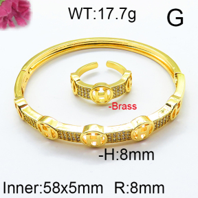 Fashion Brass Sets  F6S002639aija-J22