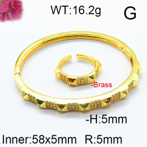 Fashion Brass Sets  F6S002640aija-J22