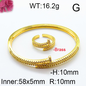 Fashion Brass Sets  F6S002641aija-J22