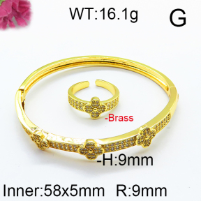 Fashion Brass Sets  F6S002646aija-J22