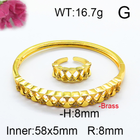 Fashion Brass Sets  F6S002649aija-J22