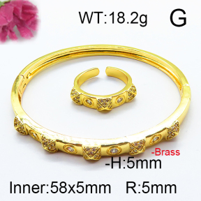 Fashion Brass Sets  F6S002650aija-J22