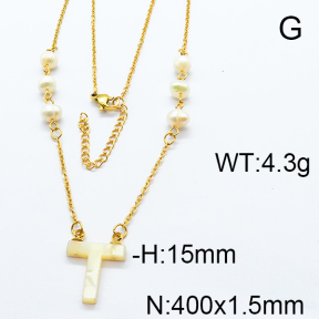 SS Necklace  6N3001086vbmb-372
