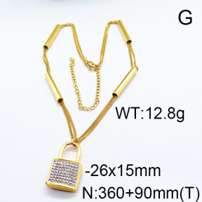 SS Necklace  6N4003245vbpb-372