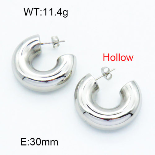 Stainless Steel Earrings  3E2003817bhva-066