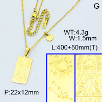 Stainless Steel Necklace  3N2001951vhha-066