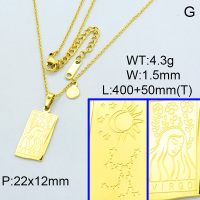 Stainless Steel Necklace  3N2001959vhha-066