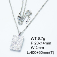 Stainless Steel Necklace  3N2001963abol-066