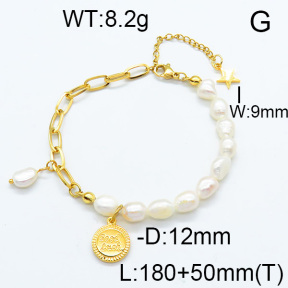 Natural Pearl Bracelet  6B3001631bhjl-900