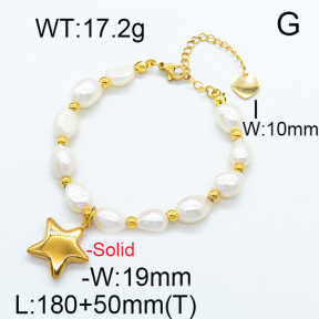 Natural Pearl Bracelet  6B3001636ahjb-900
