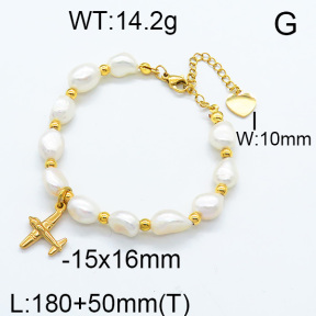 Natural Pearl Bracelet  6B3001637ahjb-900