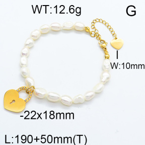 Natural Pearl Bracelet  6B3001640ahjb-900