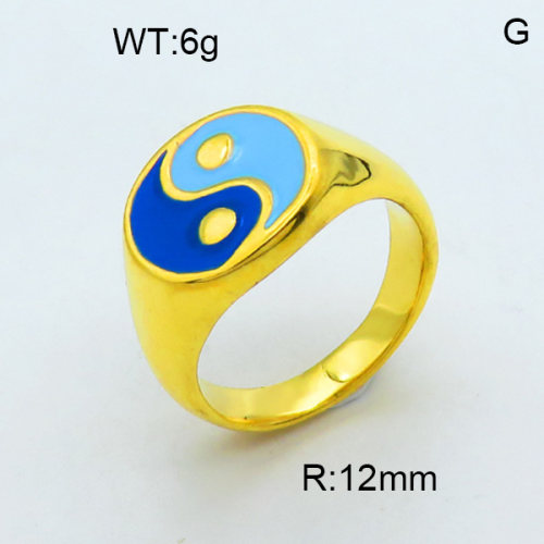 Stainless Steel Ring  6-8#  3R3000379bhia-066