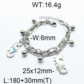 SS Bracelet 6B2002753bbml-464