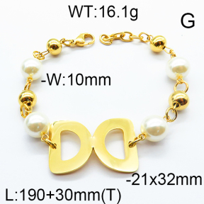 SS Bracelet 6B3001621bbov-464