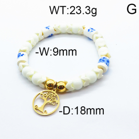 SS Bracelet 6B4002239bbov-464