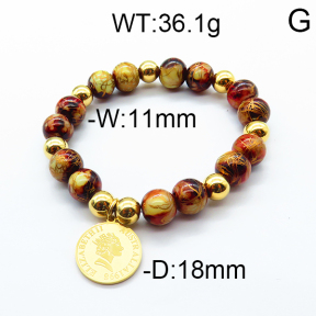 SS Bracelet 6B4002240bbov-464