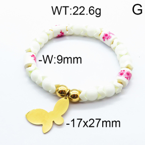 SS Bracelet 6B4002247bbov-464