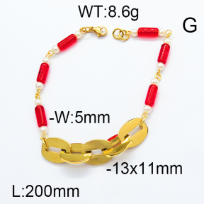 SS Bracelet 6B4002262bbov-464