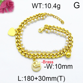 Fashion Brass Bracelet F5B300002vbpb-J71