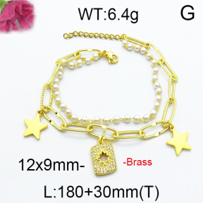 Fashion Brass Bracelet F5B300003vbpb-J71