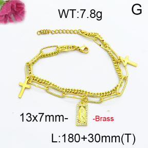 Fashion Brass Bracelet F5B400003vbpb-J71