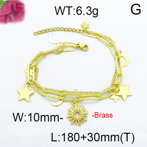 Fashion Brass Bracelet F5B400004vbpb-J71