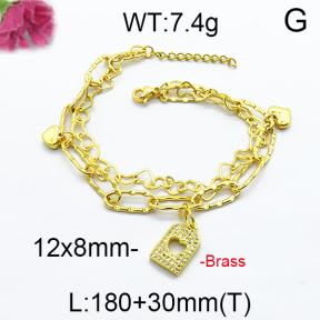 Fashion Brass Bracelet F5B400012vbpb-J71