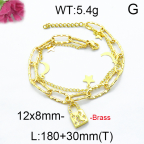 Fashion Brass Bracelet F5B400014vbpb-J71