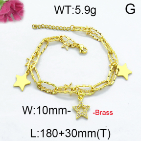 Fashion Brass Bracelet F5B400016vbpb-J71