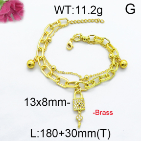 Fashion Brass Bracelet F5B400017vbpb-J71