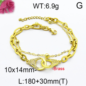 Fashion Brass Bracelet F5B400018vbpb-J71