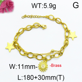Fashion Brass Bracelet F5B400021vbpb-J71