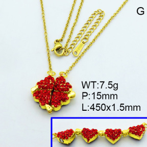 SS Necklace  3N4001979vbpb-306