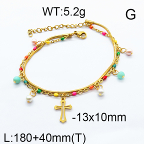 SS Bracelet  6B3001642bhbl-350