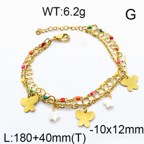 SS Bracelet  6B3001646bhbl-350