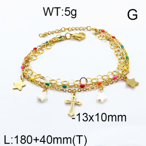 SS Bracelet  6B3001648bhbl-350