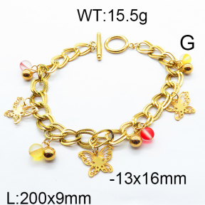 SS Bracelet  6B4002271bhbl-350