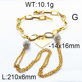 SS Bracelet  6B4002279bhva-350