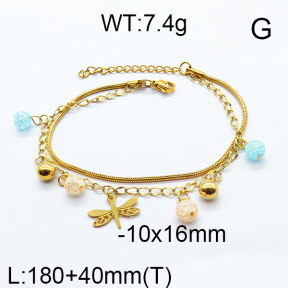 SS Bracelet  6B4002291bhbl-350