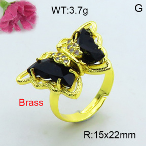 Fashion Brass Ring  F3R400391bhva-J17