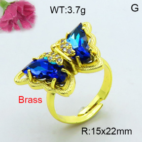 Fashion Brass Ring  F3R400392bhva-J17